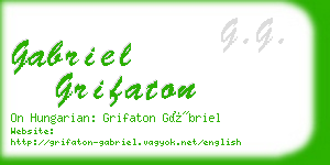 gabriel grifaton business card